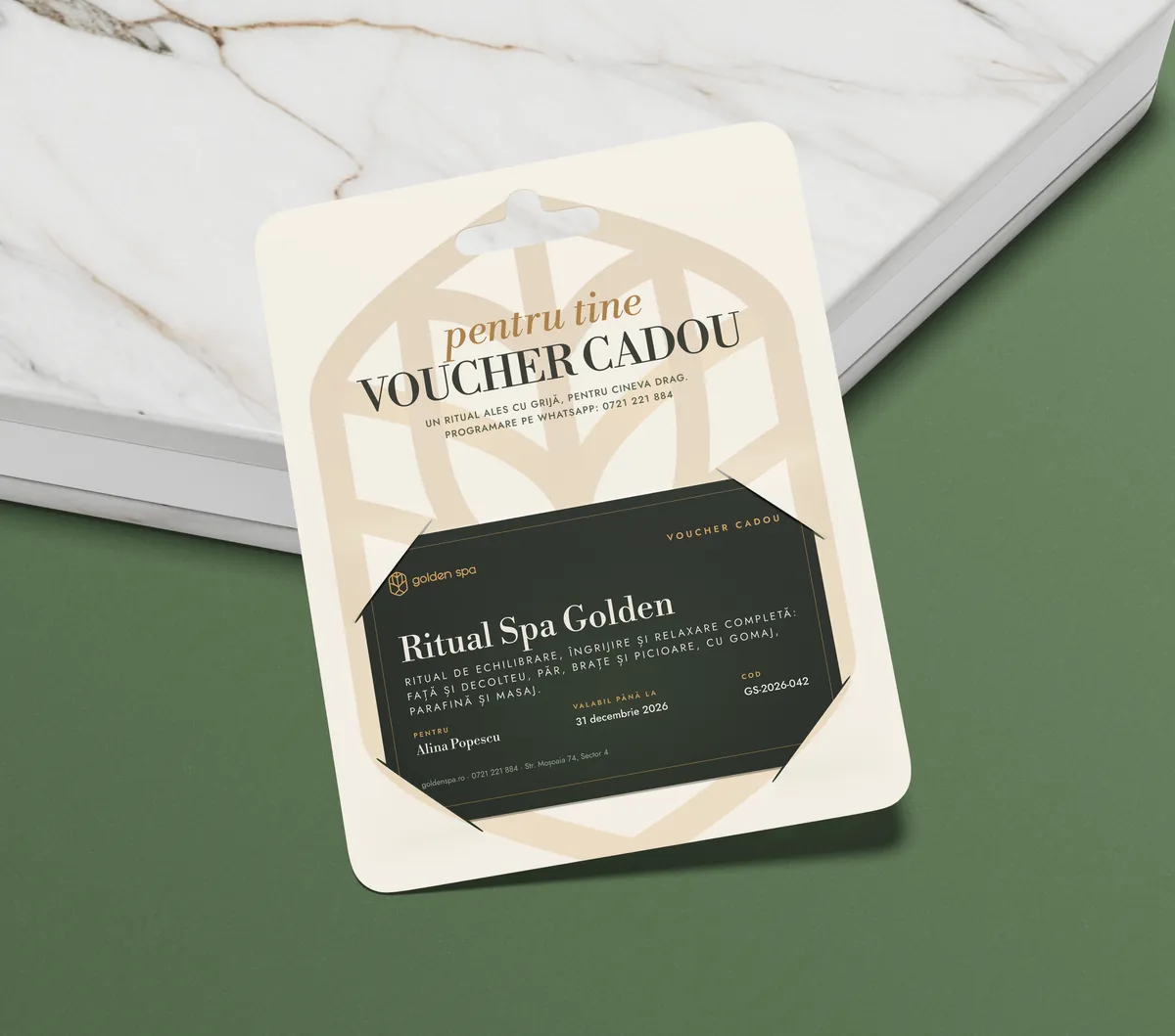 Voucher cadou Golden Spa
