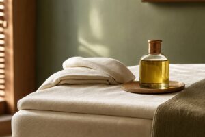 Golden Zen: ritualul cu uleiuri esențiale pentru corp, față și scalp